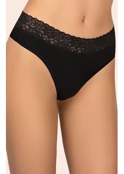 2-pack bawełniane stringi damskie czarne 151, Kolor czarny, Rozmiar S, KLEO ze sklepu Intymna w kategorii Majtki damskie - zdjęcie 187988009