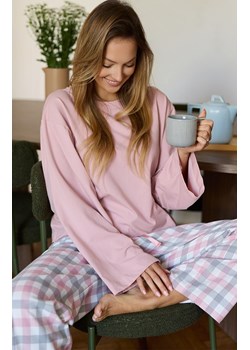 Mefemi długa piżama damska Stella, Kolor różowo-szary, Rozmiar S, Mefemi ze sklepu Intymna w kategorii Piżamy damskie - zdjęcie 187988085