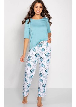 Dwuczęściowa piżama damska Eternal Love, Kolor niebiesko-biały, Rozmiar M, Momenti per me ze sklepu Intymna w kategorii Piżamy damskie - zdjęcie 187988145