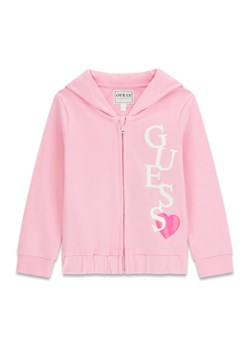 Guess Bluza K6RQ01 KA6R4 Różowy Regular Fit ze sklepu MODIVO w kategorii Bluzy dziewczęce - zdjęcie 187989148