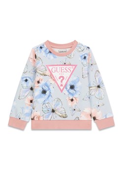Guess Bluza K6RQ02 KA6R4 Niebieski Regular Fit ze sklepu MODIVO w kategorii Bluzy dziewczęce - zdjęcie 187989189