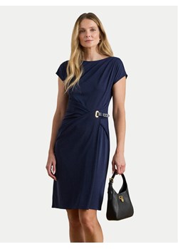 LAUREN RALPH LAUREN Sukienka koktajlowa 200P03763001 Granatowy Slim Fit ze sklepu MODIVO w kategorii Sukienki - zdjęcie 187989219