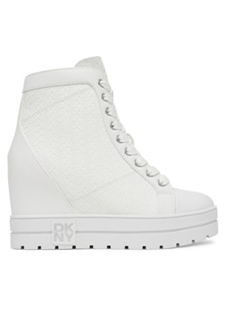 DKNY Sneakersy Clary K1603246 Biały ze sklepu MODIVO w kategorii Buty sportowe damskie - zdjęcie 187989258