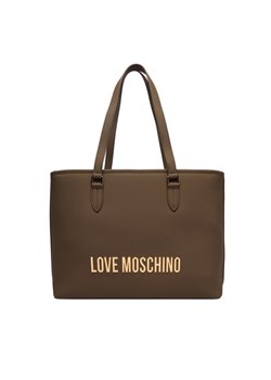LOVE MOSCHINO Torebka JC4190PP1OKD0203 Brązowy ze sklepu MODIVO w kategorii Torby Shopper bag - zdjęcie 187989287