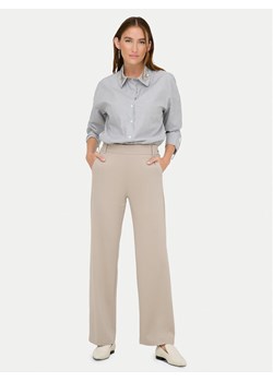 ONLY Spodnie materiałowe Poptrash 15341829 Beżowy Straight Fit ze sklepu MODIVO w kategorii Spodnie damskie - zdjęcie 187989349