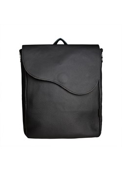 czarny plecak skórzany Kora, duży i pojemny ze sklepu Słoń Torbalski w kategorii Plecaki - zdjęcie 187990716