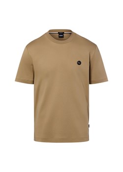 BOSS Koszulka męska - C-Taut Mężczyźni Bawełna melanżowy jednolity ze sklepu vangraaf w kategorii T-shirty męskie - zdjęcie 187990865