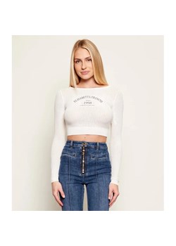 Elisabetta Franchi Sweter | Cropped Fit ze sklepu Gomez Fashion Store w kategorii Swetry damskie - zdjęcie 187991047