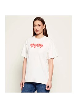 HUGO T-shirt Vintage Tee_22 | Relaxed fit ze sklepu Gomez Fashion Store w kategorii Bluzki damskie - zdjęcie 187991049