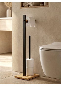 Sinsay - Stojak na papier - czarny ze sklepu Sinsay w kategorii Akcesoria kuchenne - zdjęcie 187992136