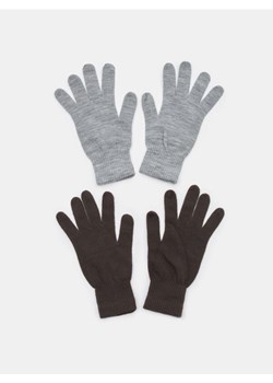 Sinsay - Rękawiczki 2 pack - beżowy ze sklepu Sinsay w kategorii Rękawiczki męskie - zdjęcie 187992157