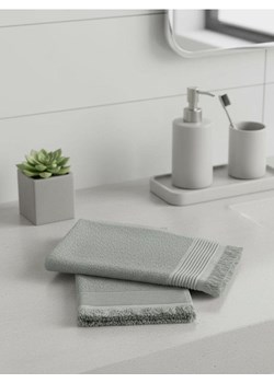 Sinsay - Zestaw bawełnianych ręczników z frędzlami 2 pack - zielony ze sklepu Sinsay w kategorii Ręczniki - zdjęcie 187992209