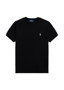 Polo Ralph Lauren T-Shirt 211971872005 Czarny Slim Fit ze sklepu MODIVO w kategorii Bluzki damskie - zdjęcie 187992568