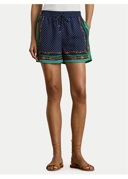 LAUREN RALPH LAUREN Szorty materiałowe 200B20822001 Granatowy Regular Fit ze sklepu MODIVO w kategorii Szorty - zdjęcie 187992587