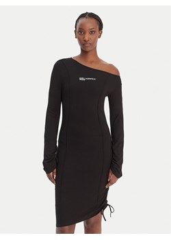 Karl Lagerfeld Jeans Sukienka codzienna B1W13045 Czarny Slim Fit ze sklepu MODIVO w kategorii Sukienki - zdjęcie 187992589