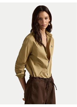 Polo Ralph Lauren Koszula 211A92177012 Beżowy Classic Fit ze sklepu MODIVO w kategorii Koszule damskie - zdjęcie 187993858