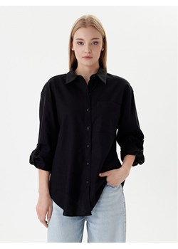 Calvin Klein Jeans Koszula LV044E195G Czarny Regular Fit ze sklepu MODIVO w kategorii Koszule damskie - zdjęcie 187993877