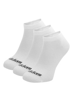 Skarpety krótkie adidas HT3447 3-PACK Biały ze sklepu eobuwie.pl w kategorii Skarpetki damskie - zdjęcie 187994249
