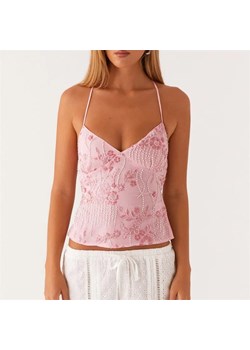 Cekinowy top z odkrytymi plecami - Różowy S ze sklepu Intimica.pl w kategorii Bluzki damskie - zdjęcie 187994589