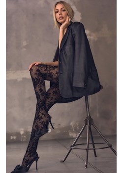 Marilyn rajstopy damskie z tylnym szwem Tiul F19, Kolor czarny, Rozmiar M/L, Marilyn ze sklepu Intymna w kategorii Skarpetki damskie - zdjęcie 187994747