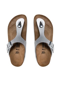 Birkenstock Japonki Gizeh Bs 0043853 Srebrny ze sklepu MODIVO w kategorii Klapki damskie - zdjęcie 187995285