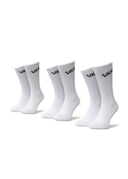 Skarpety długie Vans Crew-B VN000TL5PRR1 r.42-47 Biały ze sklepu eobuwie.pl w kategorii Skarpetki męskie - zdjęcie 187995488