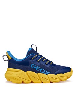 Sneakersy Geox J Flexyper Fast Boy J46N1A 0149J C0657 S Granatowy ze sklepu eobuwie.pl w kategorii Buty sportowe dziecięce - zdjęcie 187995759
