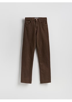 Reserved - Jeansy straight leg - dark grey jeans ze sklepu Reserved w kategorii Jeansy damskie - zdjęcie 187996395