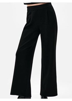 Sinsay - Spodnie wide leg z dzianiny scuba - czarny ze sklepu Sinsay w kategorii Spodnie damskie - zdjęcie 187996797