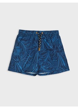 Sinsay - Szorty kąpielowe z motywem roślinnym - granatowy ze sklepu Sinsay w kategorii Kąpielówki chłopięce - zdjęcie 187996808