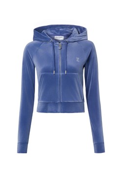 Juicy by Juicy Couture Damska kurtka z kapturem - Madison Kobiety Sztuczne włókno niebieski jednolity ze sklepu vangraaf w kategorii Kurtki damskie - zdjęcie 187997246