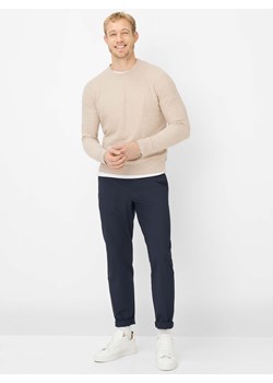 BRAX Spodnie - Phil P Mężczyźni granatowy jednolity ze sklepu vangraaf w kategorii Spodnie męskie - zdjęcie 187997249