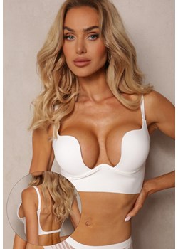 Biały Biustonosz Miseczka C Typu Push Up na Ramiączkach z Regulacją Mivonara ze sklepu renee.pl w kategorii Biustonosze - zdjęcie 187997265