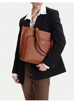 Torebka Lasocki C-LSK-L-001-08 Brązowy ze sklepu eobuwie.pl w kategorii Torby Shopper bag - zdjęcie 187997605