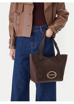 LOVE MOSCHINO Torebka JC4337PP0NK1431A Brązowy ze sklepu MODIVO w kategorii Torby Shopper bag - zdjęcie 187998557