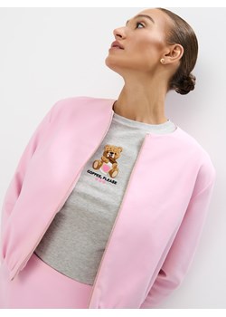 Mohito - Pastelowa bomberka - pastelowy różowy ze sklepu Mohito w kategorii Marynarki damskie - zdjęcie 187998967
