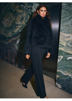 Mohito - Czarne spodnie z szeroką nogawką - czarny ze sklepu Mohito w kategorii Spodnie damskie - zdjęcie 187999069