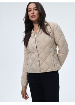Mohito - Pikowana kurtka z naturalnym puchem - beżowy ze sklepu Mohito w kategorii Kurtki damskie - zdjęcie 187999208