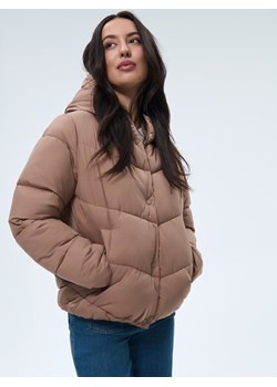 Mohito - Pikowana kurtka - brązowy ze sklepu Mohito w kategorii Kurtki damskie - zdjęcie 187999215