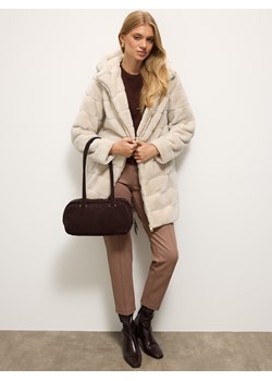 Mohito - Spodnie cygaretki - beżowy ze sklepu Mohito w kategorii Spodnie damskie - zdjęcie 187999398