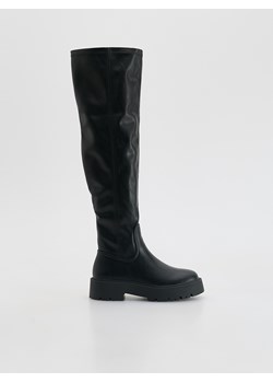 Reserved - Wysokie kozaki - czarny ze sklepu Reserved w kategorii Kozaki damskie - zdjęcie 187999496
