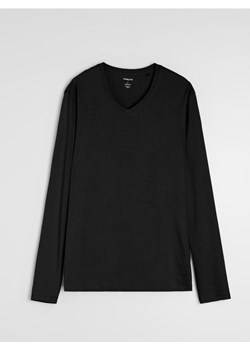 Sinsay - Bawełniana koszulka basic - czarny ze sklepu Sinsay w kategorii T-shirty męskie - zdjęcie 187999817