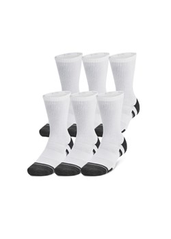 Skarpetki treningowe uniseks (6-pack) Under Armour UA Perf Tech 6pk Crew - białe ze sklepu Sportstylestory.com w kategorii Skarpetki damskie - zdjęcie 187999949