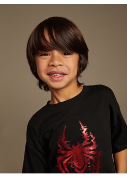 Reserved - T-shirt Spider-Man - czarny ze sklepu Reserved w kategorii T-shirty chłopięce - zdjęcie 188000616