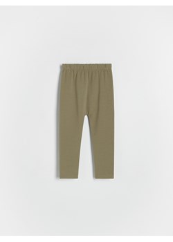 Reserved - Bawełniane legginsy - ciemnozielony ze sklepu Reserved w kategorii Spodnie chłopięce - zdjęcie 188000646