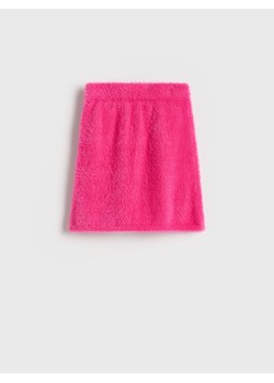 Reserved - Spódnica z miękkiej dzianiny - fioletowy ze sklepu Reserved w kategorii Spódnice dziewczęce - zdjęcie 188000739