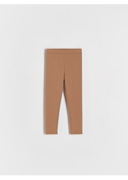 Reserved - Ocieplane legginsy - beżowy ze sklepu Reserved w kategorii Spodnie dziewczęce - zdjęcie 188000787