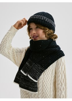 Reserved - Prążkowana czapka beanie - granatowy ze sklepu Reserved w kategorii Czapki dziecięce - zdjęcie 188000956