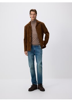 Reserved - Jeansy slim z efektem sprania - indigo jeans ze sklepu Reserved w kategorii Jeansy męskie - zdjęcie 188001708