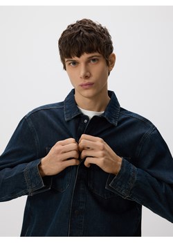 Reserved - Jeansowa koszula comfort fit - indigo jeans ze sklepu Reserved w kategorii Koszule męskie - zdjęcie 188001737